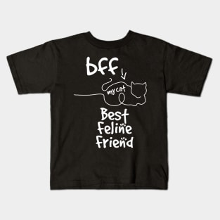 BFF my bestie is a cat Kids T-Shirt